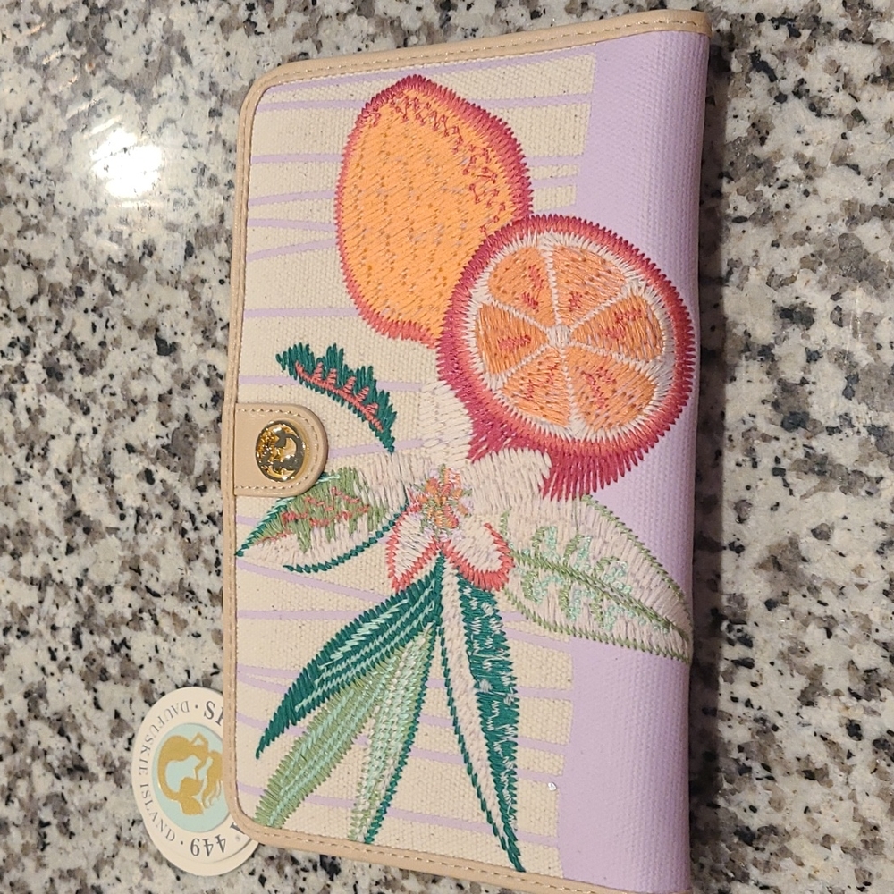 Spartina 449 large wallet floral pattern